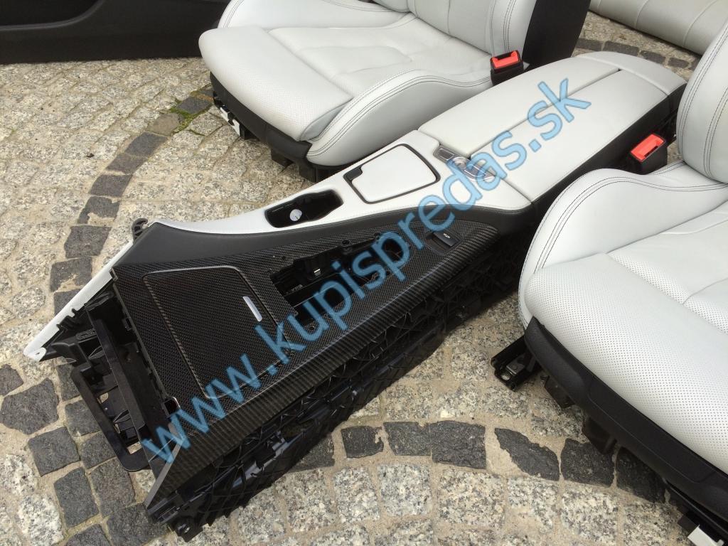 Predné-zadné kožené sedačky + tapacíry BMW 6 F12 M-POWER